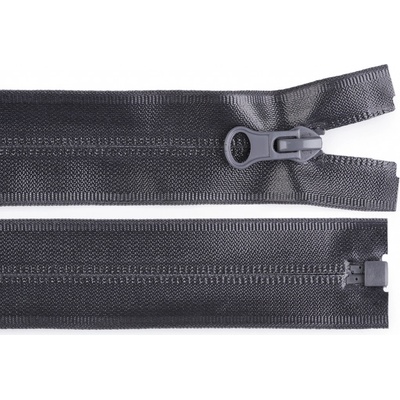 Prima-obchod Voděodolný zip No 7 délka 85 cm spirálový, barva 312 šedá tmavá