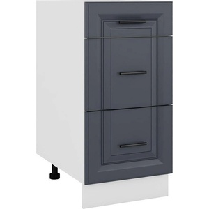  Долен кухненски шкаф Soft Premier НЯ-1+2 с три чекмеджета