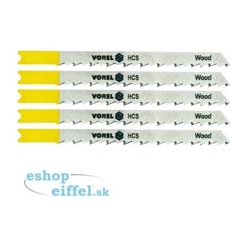 Vorel Pílový list do priamočiarej píly 100 mm na drevo a plast TPI6 5 ks