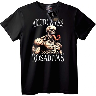 NOONEBRAND Тениска Адикт към Малки Розови - XS, Black