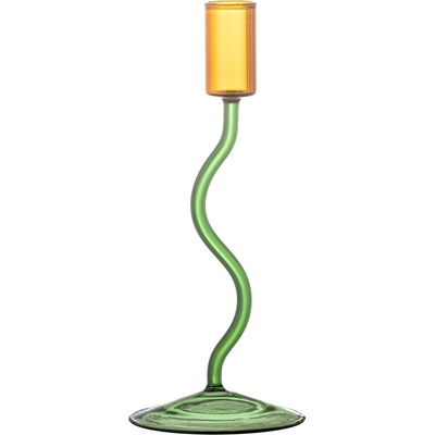 Bloomingville Свещник за класическа свещ Ada зелен (82061453)