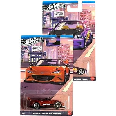 Mattel Метална количка Hot Wheels Silver Series - Compact Kings, 1: 64, асортимент (JLT20)