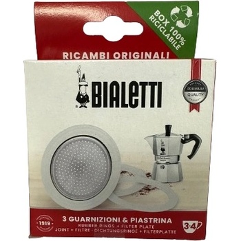 Bialetti Запечатване на алуминиева кафемашина Bialetti 3-4 чаши