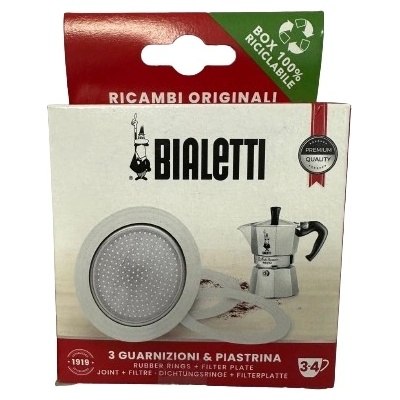 Bialetti Запечатване на алуминиева кафемашина Bialetti 3-4 чаши