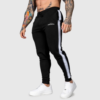 Iron Aesthetics jogger tepláky Strips černé