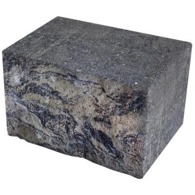 DITON Tvárnice Muráno 21/25 koncový 3/4 kámen 360x250x210 mm černo-bílá