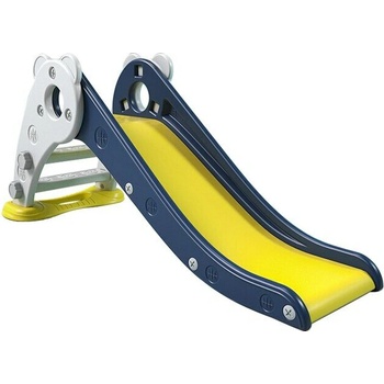 Pepita детска пързалка с крачета с обща дължина 130 см - синьо-жълто (SL8007-blue)