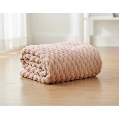 Mybesthome Deka z mikrovlákna FLANELA mocha - hnědá 150x200