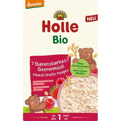 Holle Bio Müsli s kousky jahod a malin 200 g