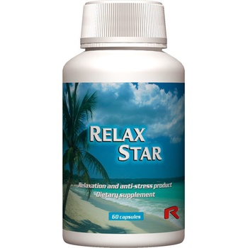 Starlife Relax Star pre upokojenie organizmu s protistresovými účinkami 60 kapsúl