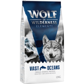 Wolf of Wilderness 12кг Adult Vast Oceans Wolf of Wilderness, суха храна за кучета с риба