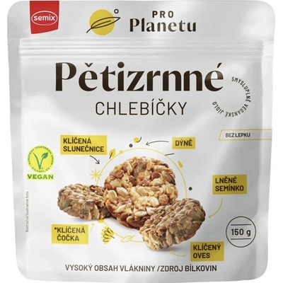 SEMIX Pro planetu päťzrnné chlebíčky 150 g