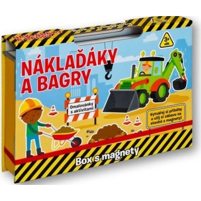 Náklaďáky a bagry Box s magnety