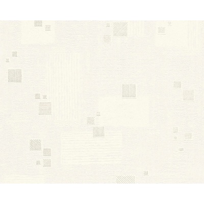 A.S. Création 339212 vliesová tapeta na zeď Simply White, rozmery 0,53 x 10,05 m
