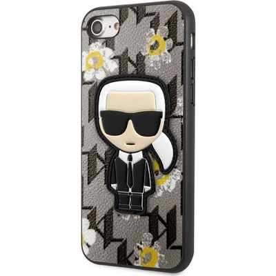 KARL LAGERFELD Гръб Karl Lagerfeld Ikonik Flower Case за iPhone 7/8/SE2020/SE2022 - Сив (3666339050047)