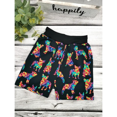 Textil EBi Kraťasy barevný pes