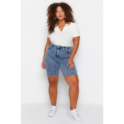 Trendyol dámské kraťasy 8683048559307 modrá