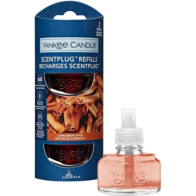 Yankee Candle Náhradní vůně do elektrické zásuvky Cinnamon Stick - Skořicová tyčinka 2 ks