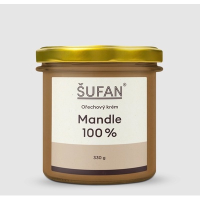 Šufánek Mandle pražené mělněné Mandlový krém 330 g