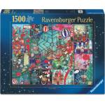 Ravensburger - Puzzle Christmas No 1 - The Elf factory - 1 500 piese