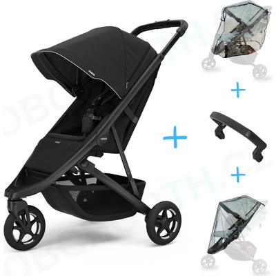 Thule Set 4v1 Spring 2 Black on Black 2025 + madlo + pláštěnka + ochranná síť OBCHODTH.CZ