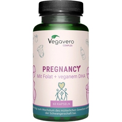 Vegavero Pregnancy Vegan Multi | With Folate & DHA [60 капсули]