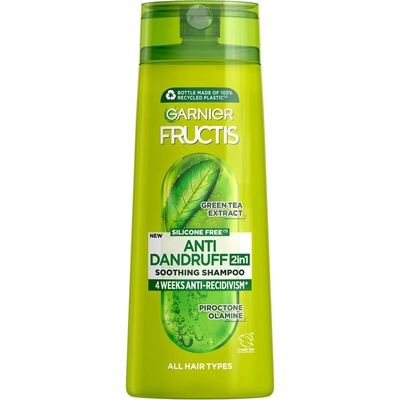 Garnier FRUCTIS, Шампоан против пърхот 2 в 1, Soothing, 400 ml