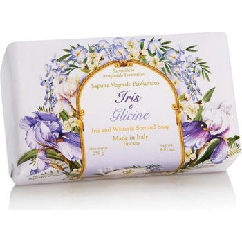 SA Fiorentino prírodné tuhé mydlo Kosatec a vistéria 250 g