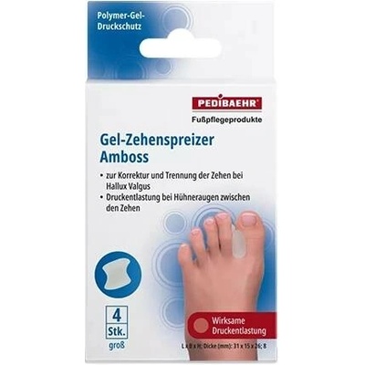 Pedibaehr Amboss Gelový korektor na vybočený palec