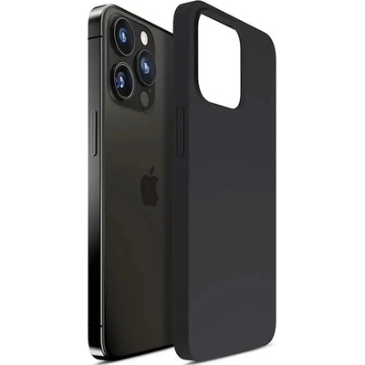 3mk Protection Калъф за Apple iPhone 14 Pro Max, силиконов, 3MK Hardy Case, черен
