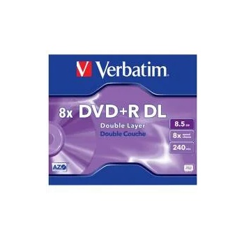 Verbatim DVD+R Dual Layer, двуслоен, 8.5 GB, 8x, AZO покритие, office1_2065260010
