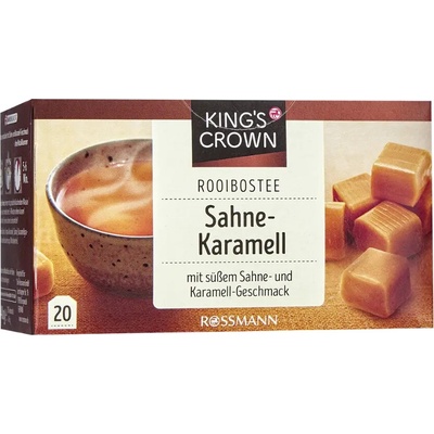 King's Crown Rooibos čaj s příchutí karamelu 40 g