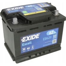 Exide Excell 12V 62Ah 540A EB620