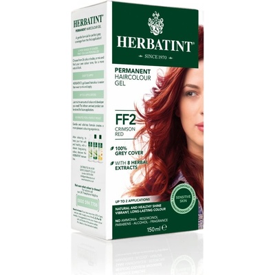 Herbatint permanentná farba na vlasy karmínová červená FF2 150 ml