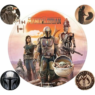 Sada samolepek Mandalorian