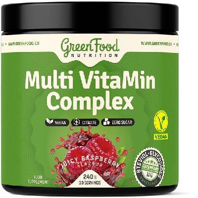 GreenFood Nutrition Multi VitaMin Complex 240 g, juicy raspberry