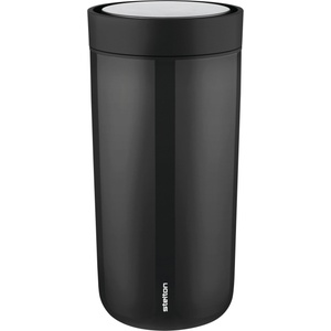 Stelton Термочаша To-Go Click с двойни стени от стомана 400 мл черна (685-1)