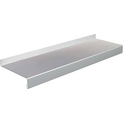 Parapet venkovní r.š.200mm - pozink Lakovaný RAL 9007 stříbrná tmavá s folií dl.2m