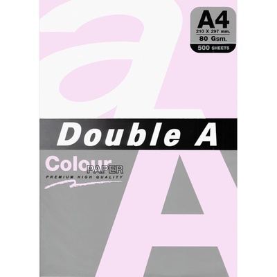 Double A Цветна хартия Double A, A4, 500л, светло розов