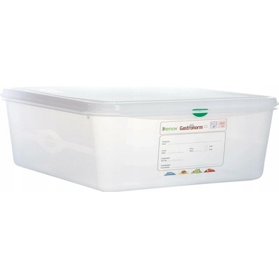 Denox gastronádoba GN2/3 s víkem GASTRONOX, 100 mm, polypropylen, objem 9 L