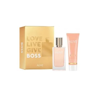 HUGO BOSS Alive Подаръчен комплект, Парфюмна вода 30ml + Мляко за тяло 50ml, Жени