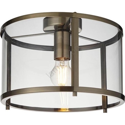 Endon Lighting 103112 - Плафон HOPTON 1xE27/10W/230V, матов хром (EN0485)