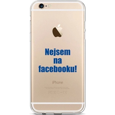 Púzdro TopQ iPhone 6 / 6s silikón Nie som na Facebooku