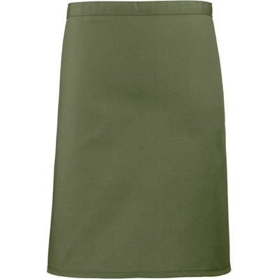 Premier PR151 Zástěra do pasu krátká Colours zelená olive