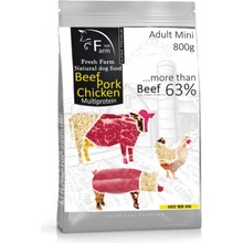 Fresh Farm Adult Mini Multiprotein Beef, pork & chicken 0,8 kg