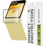 Techsuit Протектор за Samsung Galaxy Z Flip6 - 111D Full Cover / Full Glue Glass [Outside Screen] - Черен