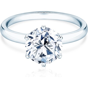 SAVICKI Годежен пръстен savicki: бяло злато, диамант