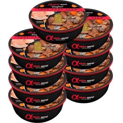 Alpha Spirit Dog Realfood Свински Уши Гювеч 9 x 280 г