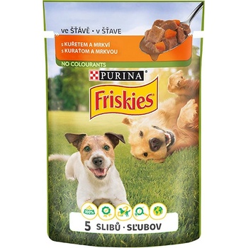 Purina Friskies VitaFit Adult s kuraťom a mrkvou v šťave 20 x 100 g