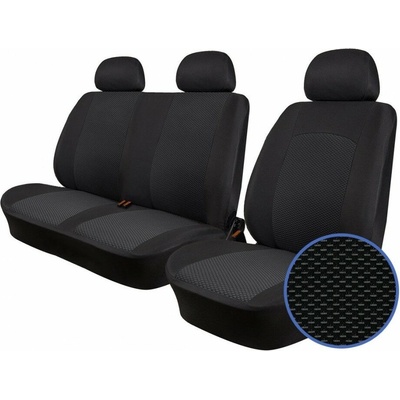 Autopotah Automega VOLKSWAGEN CRAFTER, 1+2, 3 místa, 2017, NOVÝ MODEL, žakar tmavý